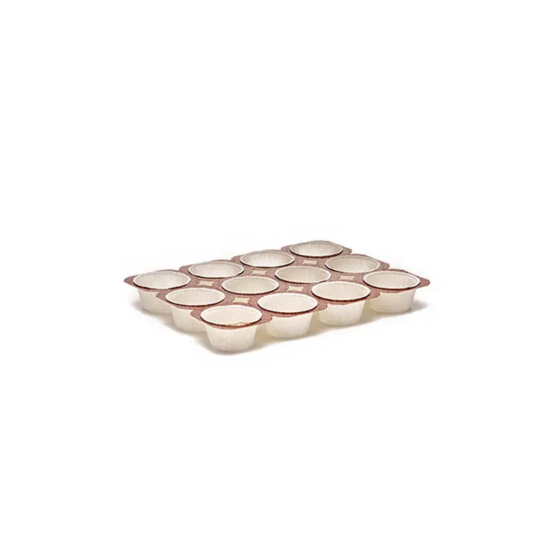 NOVACART - 2OZ MUFFIN TRAY 12 CAVITY 2x1.3125IN 25PK