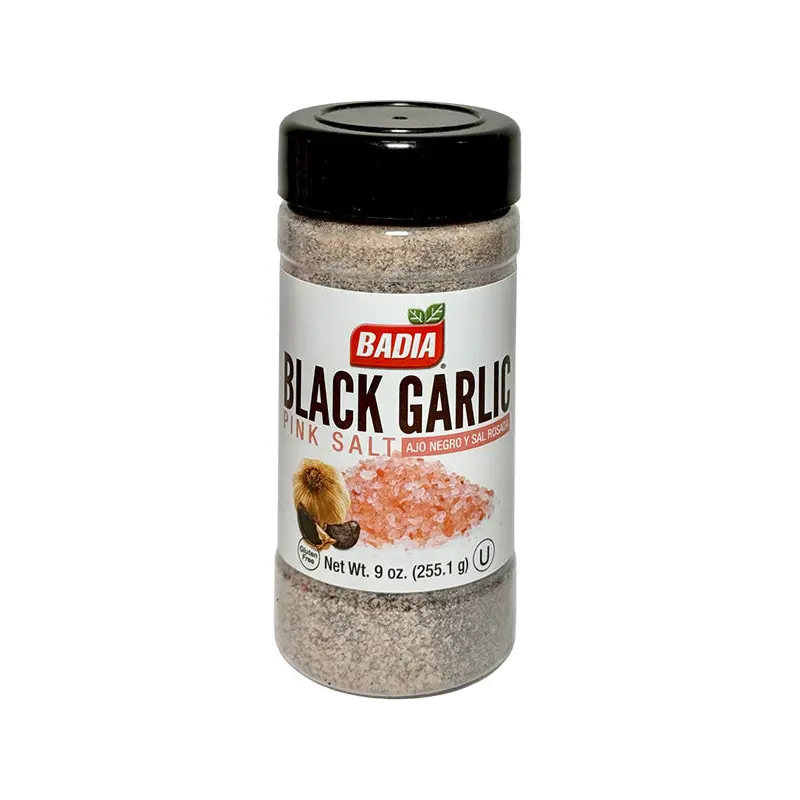 BADIA - BLACK GARLIC PINK SALT SHAKERS 8OZ