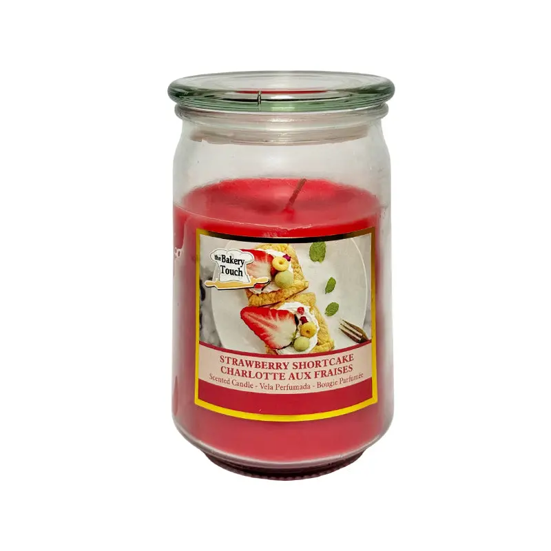 BAKERY SHOP - STRAWBERRY SHORTCAKE JAR CANDLE 15OZ