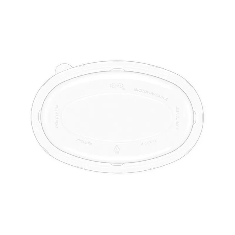 BARE SOLO - 28OZ PP PLASTIC DOME LID FOR BURRITO BOWL 4x75 CT