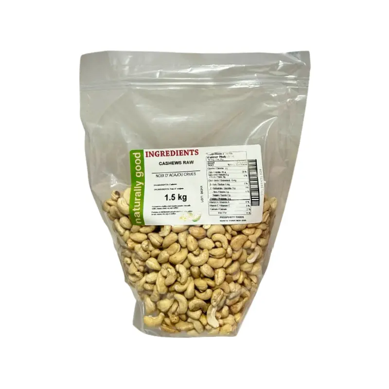 NATURALLY GOOD - CASHEWS RAW 2x1.5 KG