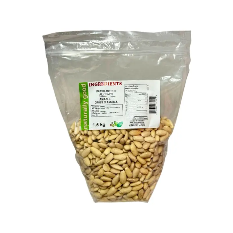 NATURALLY GOOD - NG BLANCHED WHOLE ALMONDS 1.5KG