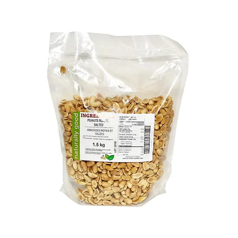 NATURALLY GOOD - PEANUTS ROASTED SALTED 2x1.5 KG