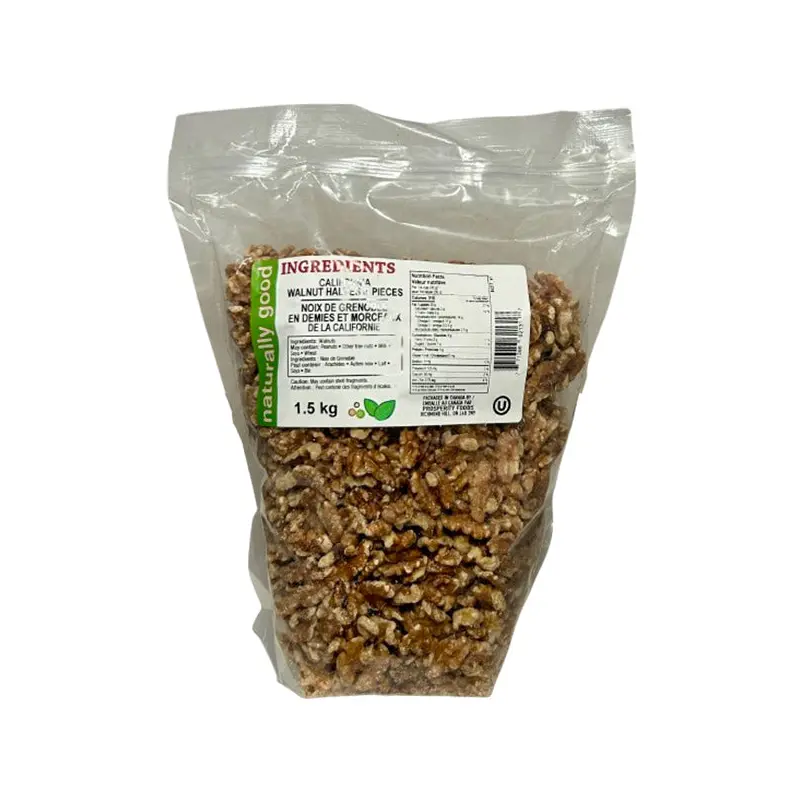 NATURALLY GOOD - WALNUT HALVES AND PCS 1.5KG