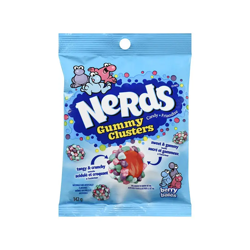 NERDS - GUMMY CLUSTER VERY BERRY 142GR