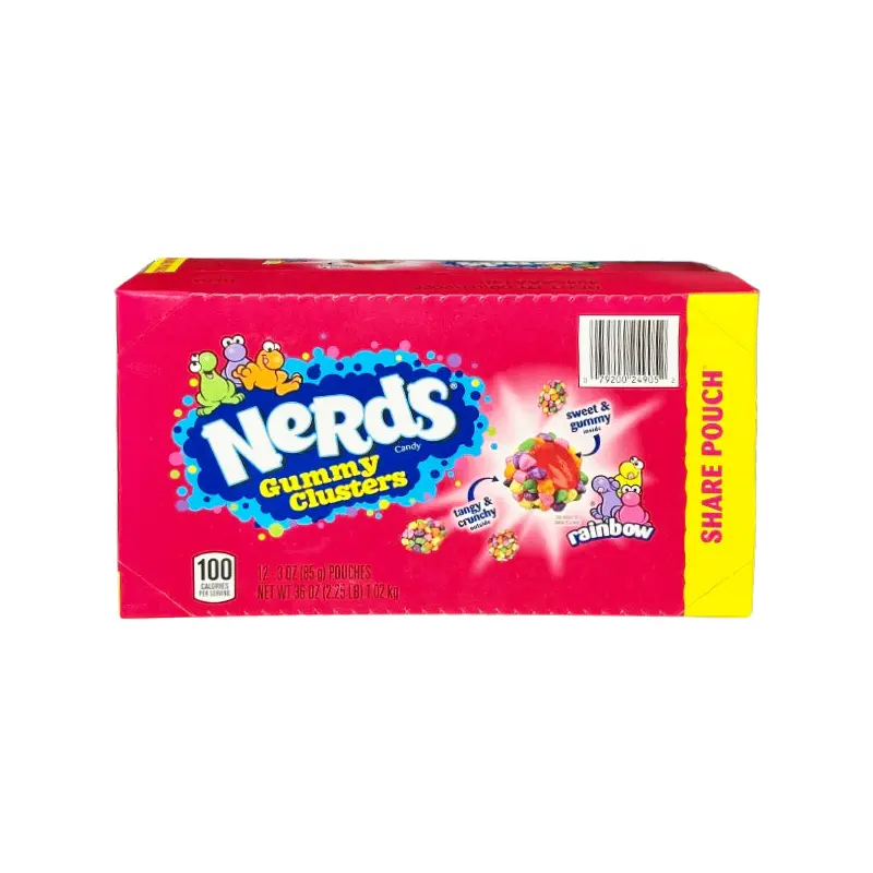 NERDS - GUMMY CLUSTERS SHARE POUCH 85GR