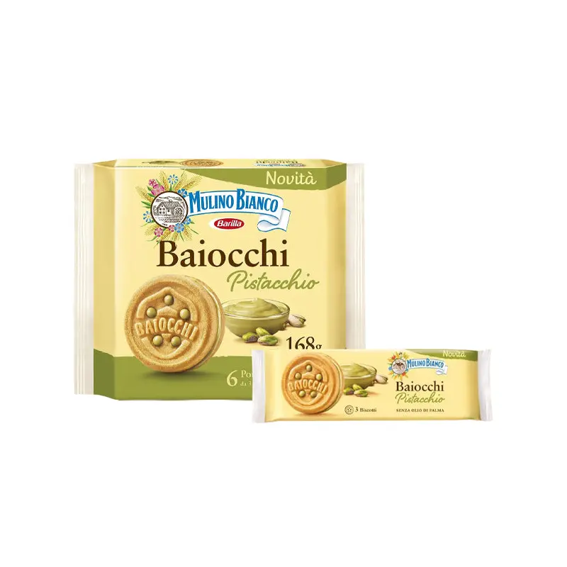 MULINO BIANCO - PISTACCHIO COOKIES 9x6x28 GR