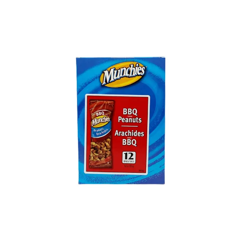 MUNCHIES - BBQ PEANUTS 12x55 GR