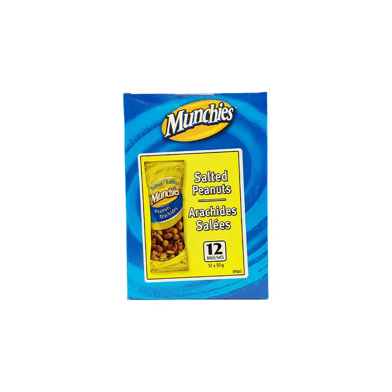 MUNCHIES - SALTED PEANUTS 12x55 GR