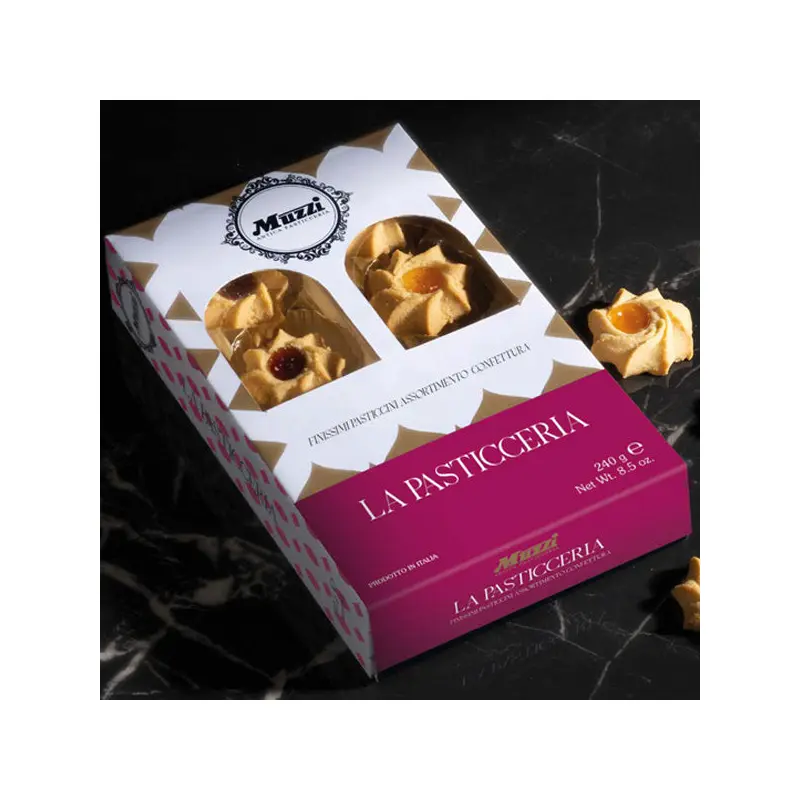 MUZZI - COOKIES WITH FRUIT JAM 240GR