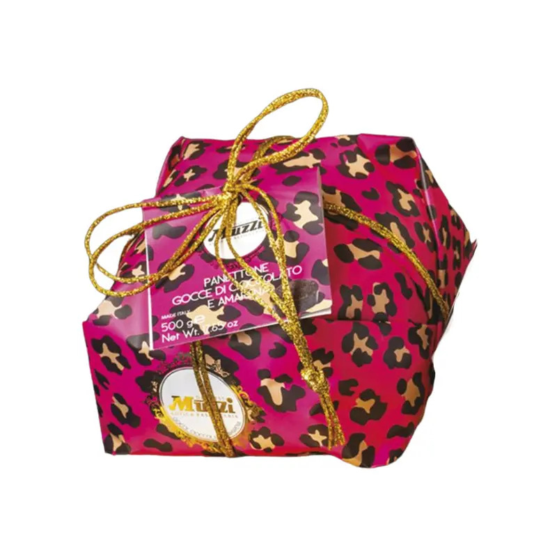 MUZZI - PANETTONE W/ CHOCOLATE CHIPS & BLACKCHERRY 500GR