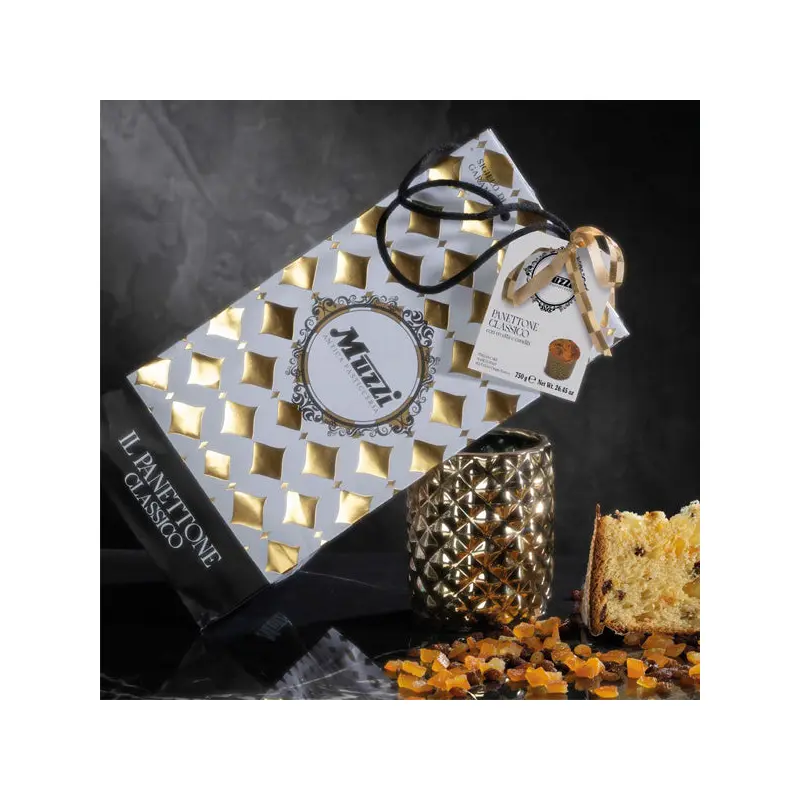 MUZZI - TRADITIONAL PANETTONE IN SHOPPING BAG 750ML