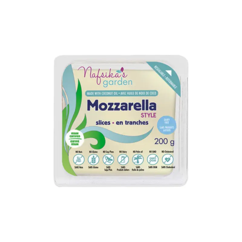 NAFSIKAS GARDEN - VEGAN MOZZARELLA STYLE BLOCK 200GR