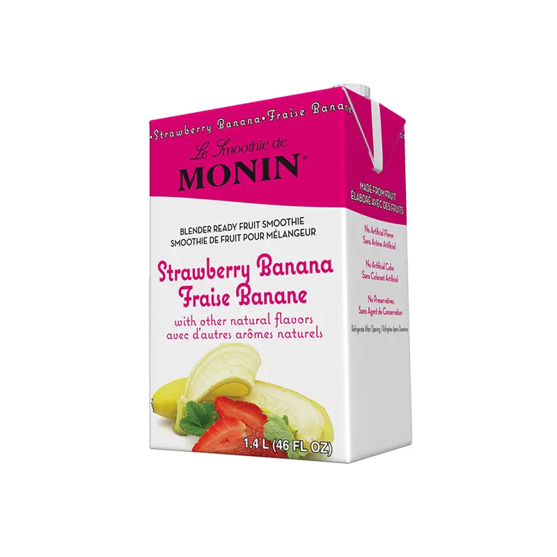 MONIN - STRAWBERRY BANANA  SMOOTHIE 46OZ