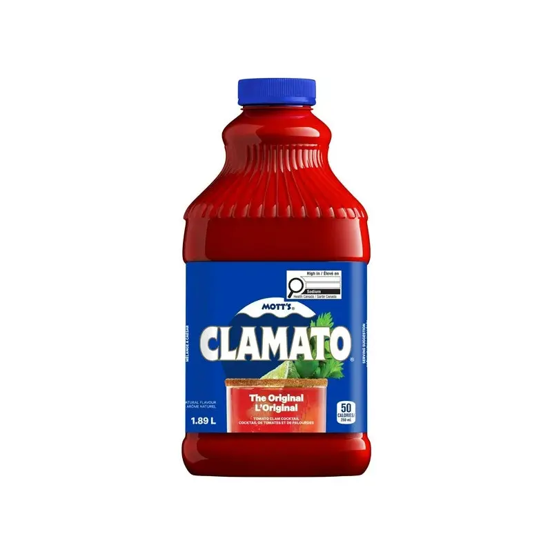 MOTTS - CLAMATO REGULAR PLASTIC 1.89LT