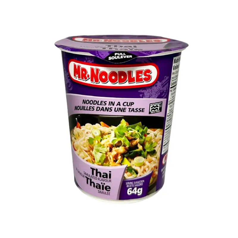 MR NOODLE - CUP THAI 12x64 GR
