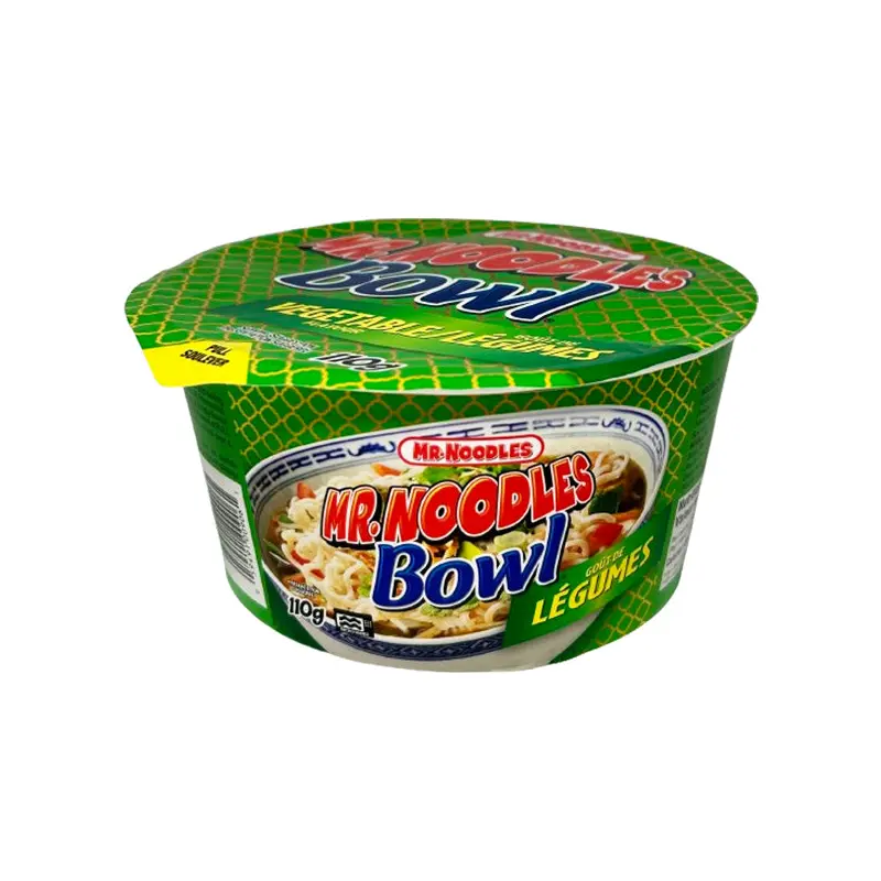 MR NOODLE - NOODLES VEGETABLE BIG BOWL 12x110 GR