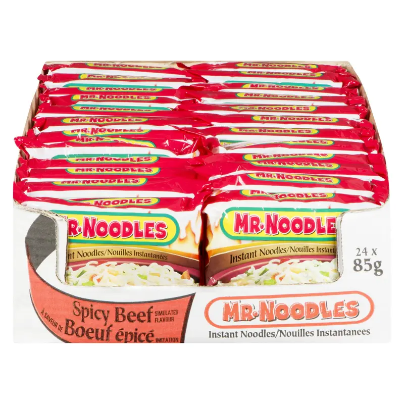 MR NOODLES - SPICY BEEF 24x85 GR
