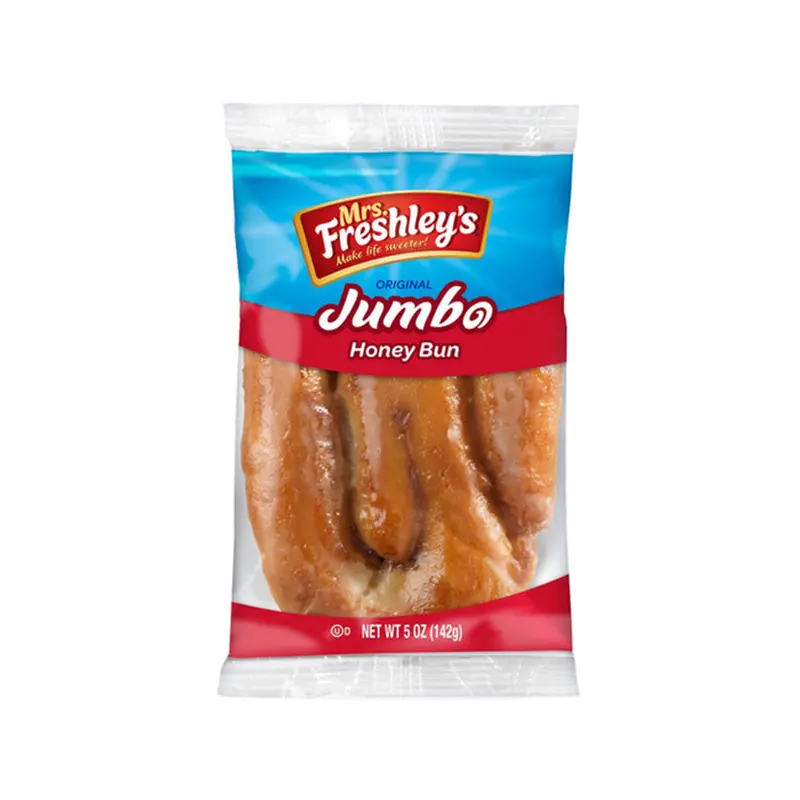 MRS FRESHLEY - GLAZED JUMBO HONEY BUNS 6x142 GR