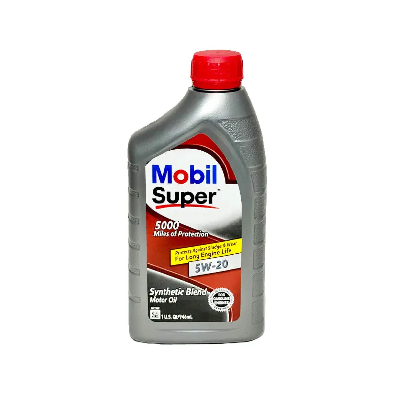 MOBIL SUPER - 5000 MOTOR OIL SYNTHETIC BLEND SAE 5W-20 6x1LT