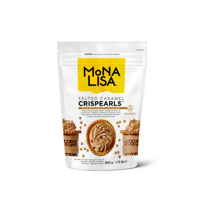 MONA LISA - GOLD SALTED CARAMEL CRISPEARLS 800GR