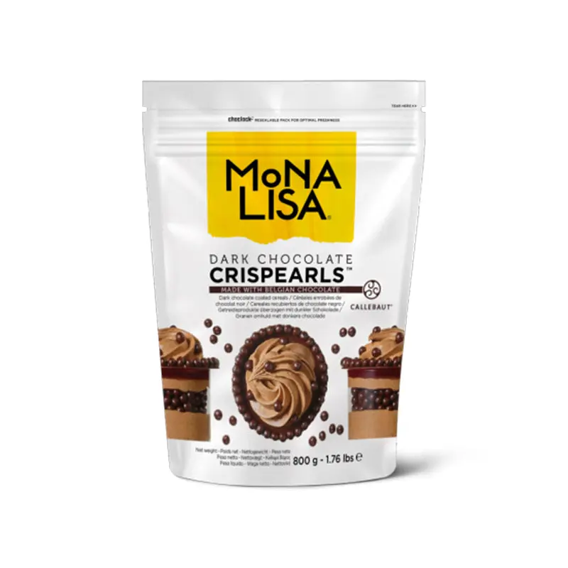 MONA LISA - MILK CHOCOLATE CRISPEARLS 800GR