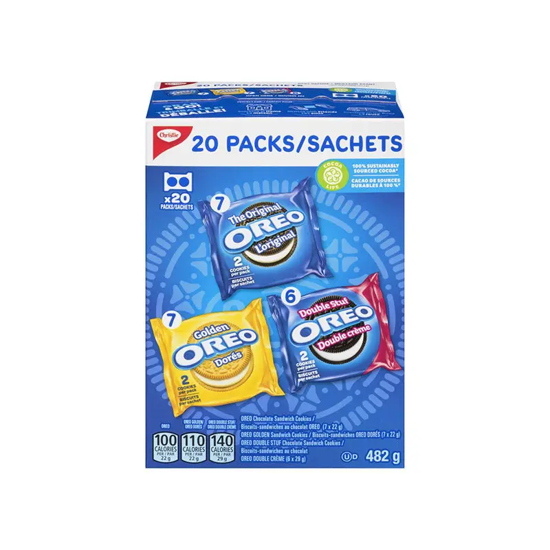 MONDELEZ - OREO VARIETY 20 PACKS 482GR