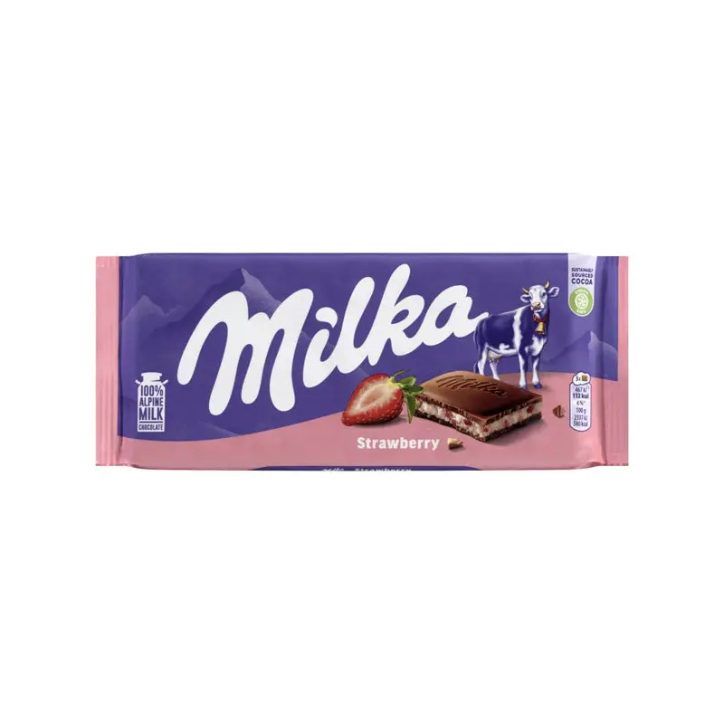 MILKA - STRAWBERRY YOGHURT 22x100 GR