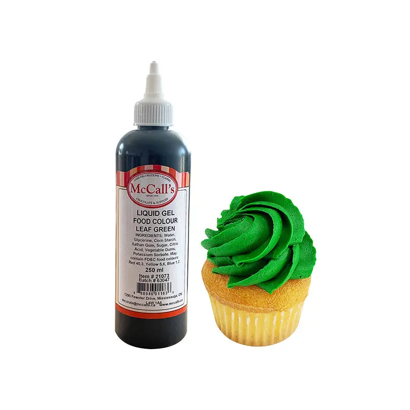 MCCALLS - LIQUID GEL FOOD COLOUR GREEN 250ML