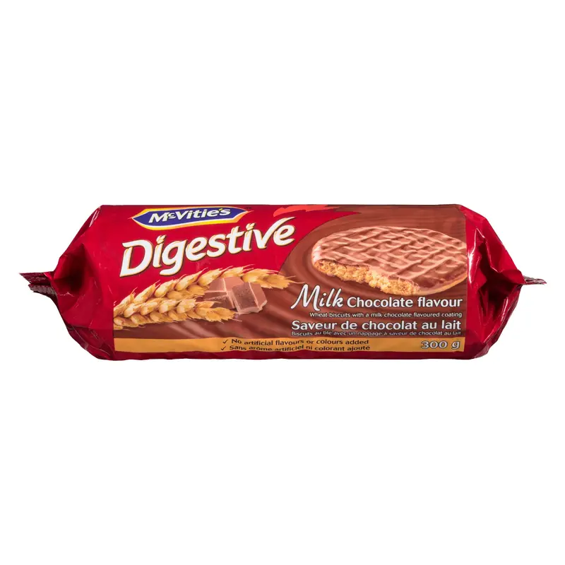 McVITIES - MILK CHOCOLATE DIGESTIVES 300GR