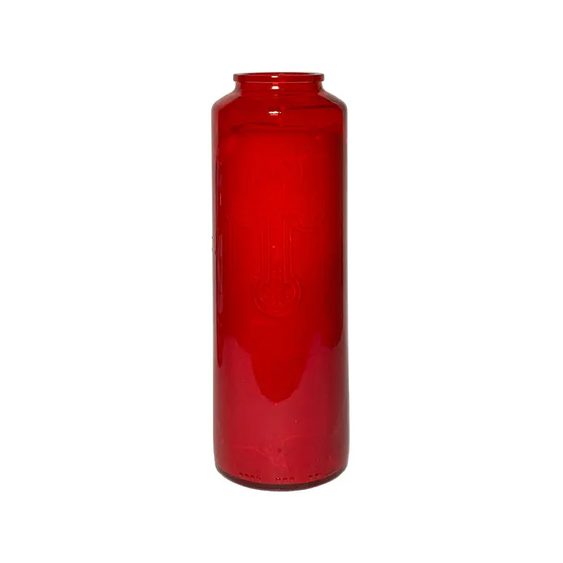 MEMORIAL CANDLE - RED GLASS 1EA