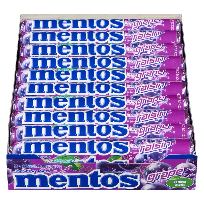 MENTOS - GRAPE 20x37.5GR