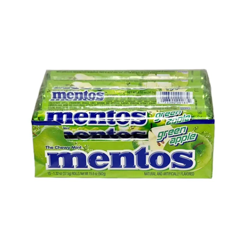 MENTOS - GREEN APPLE 15x37.5 GR