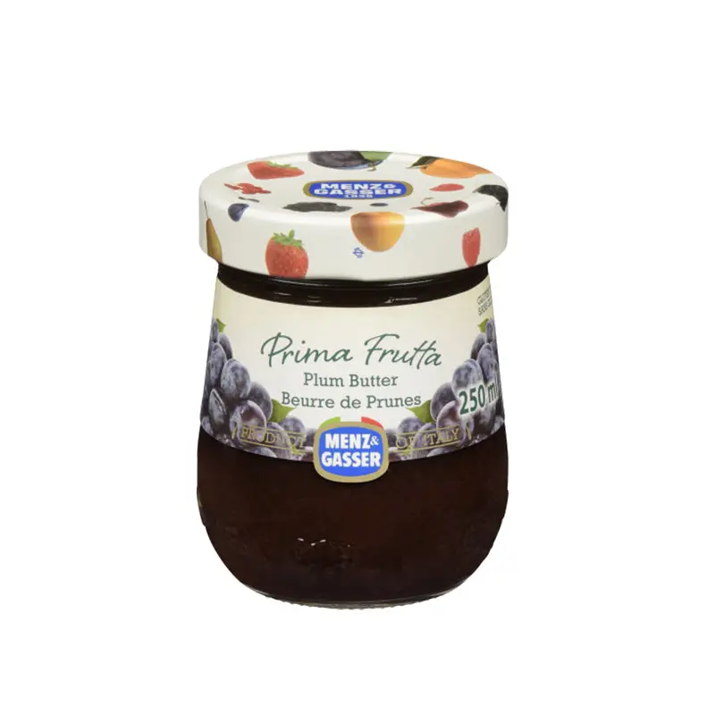 MENZ & GASSER - PLUM BUTTER SPREAD 12x250 GR