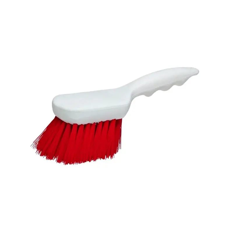 MARINO - SHORT HANDLE POT BRUSH RED FIBRE 1EA