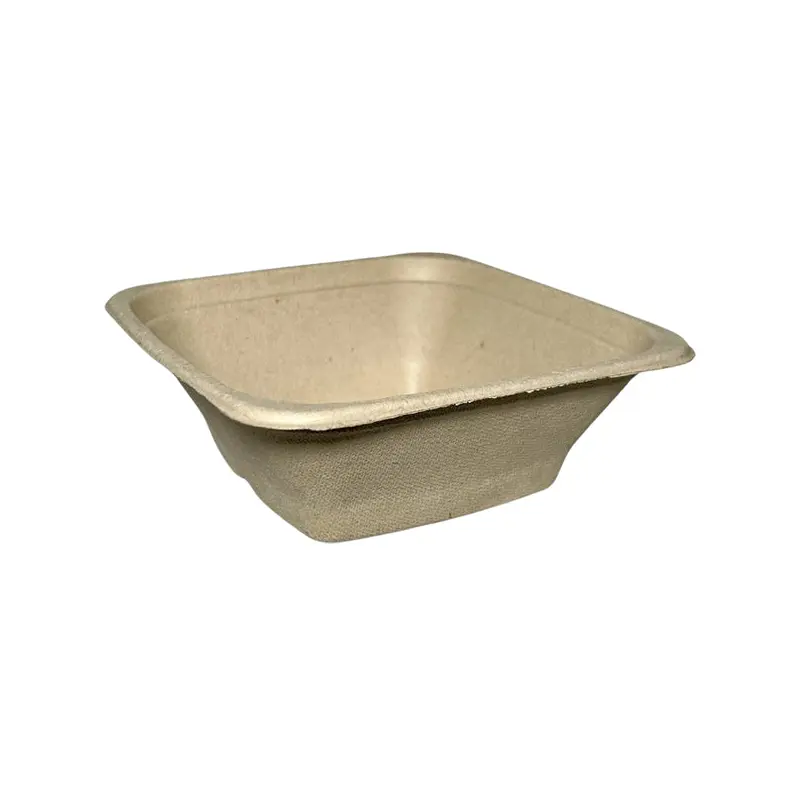 MAHER PRODUCTS - COMPOSTABLE 24OZ SQUARE  BAGASSE BOWL 50 CT
