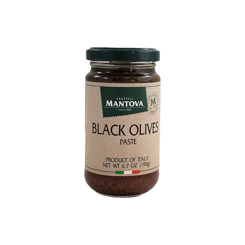 MANTOVA - BLACK OLIVE PASTE 190GR