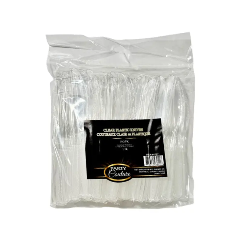 MADISON - CLEAR KNIVES 100CT