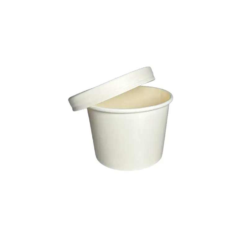 MAHER - 12oz WHITE SOUP CONTAINER COMBO DOUBLE COATED 250 PK