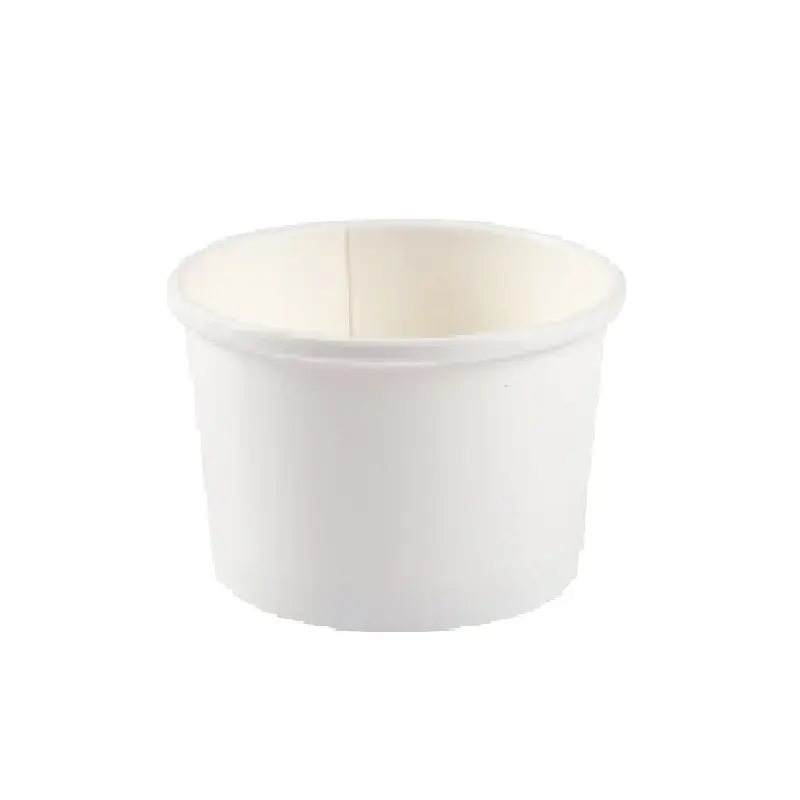 MAHER - 16oz WHITE FOOD CONTAINER DOUBLE COATED 25 PK