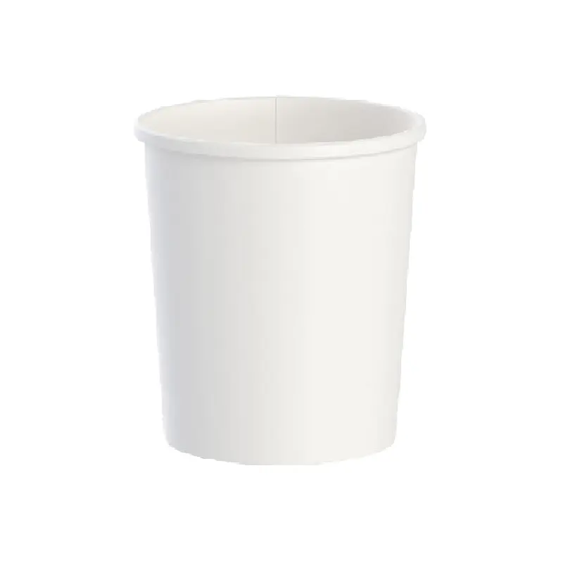 MAHER - 32oz WHITE FOOD CONTAINER DOUBLE COATED 25 PK