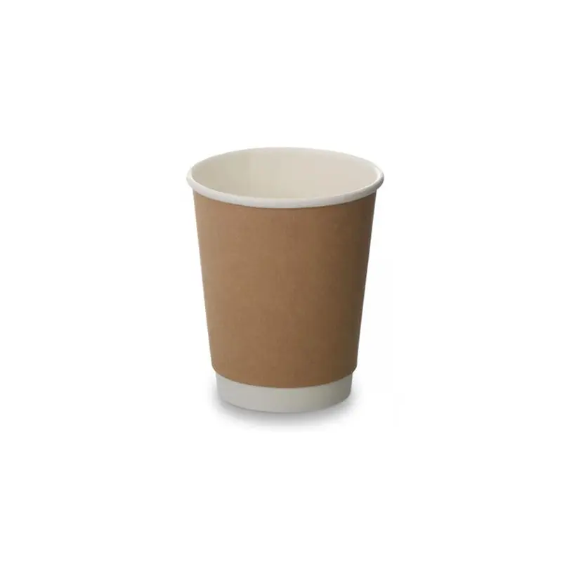 MAHER - 8oz BROWN DOUBLE WALL CUP 20x25 PK