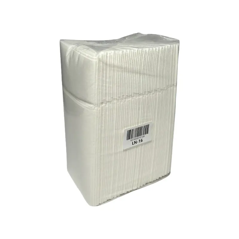 MAHER - AIRLAID NAPKIN W/POCKET WHITE LINEN 1 PLY 20x50 PK