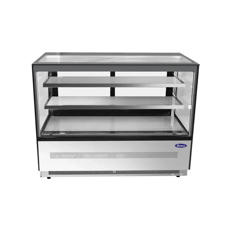 ATOSA - 2 TIER GLASS PASTRY DISPLAY COOLER 60"