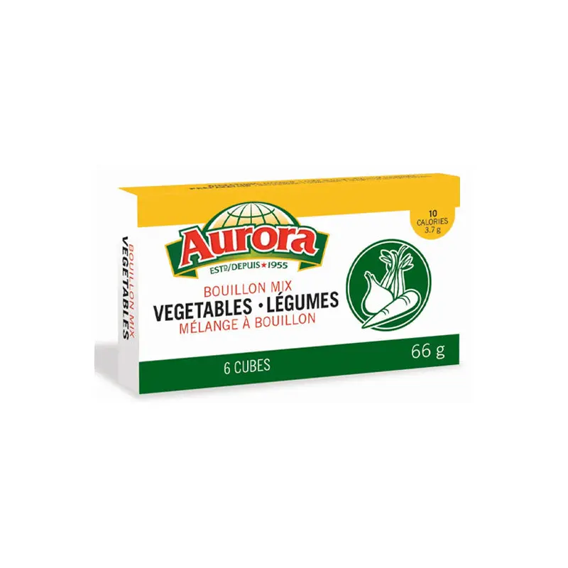 AURORA - BOUILLON CUBE VEGETABLE 66GR