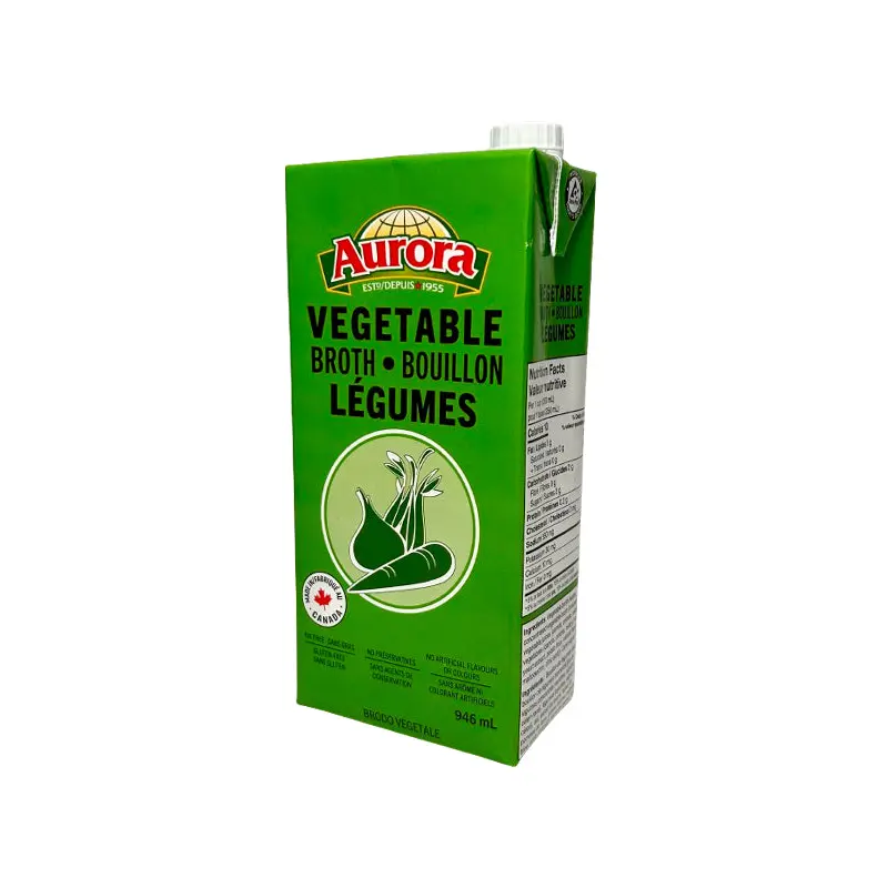AURORA - BROTH VEGETABLE 946ML