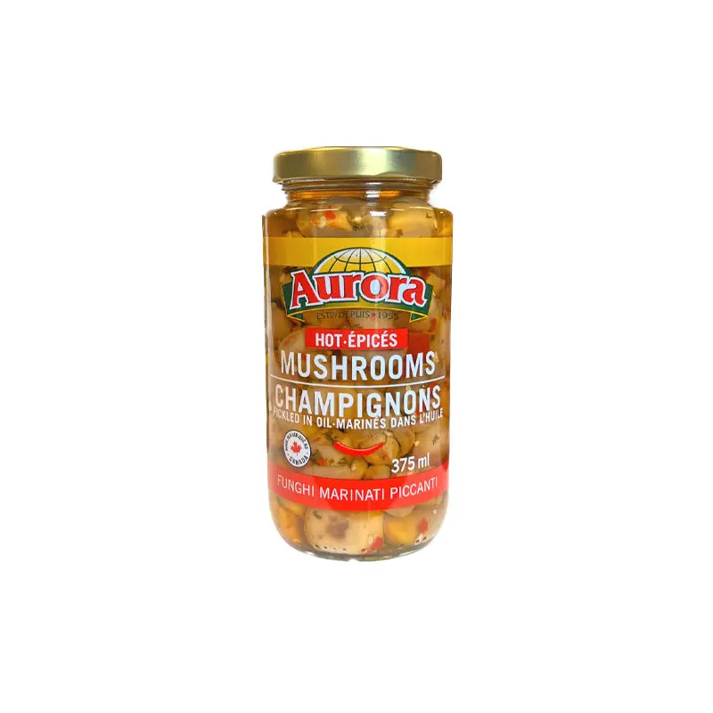 AURORA - HOT MARINATED MUSHROOMS 375ML