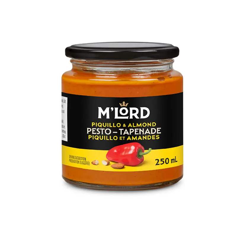 M'LORD - PIQUILLO & ALMOND PESTO TAPENADE 6x250 ML
