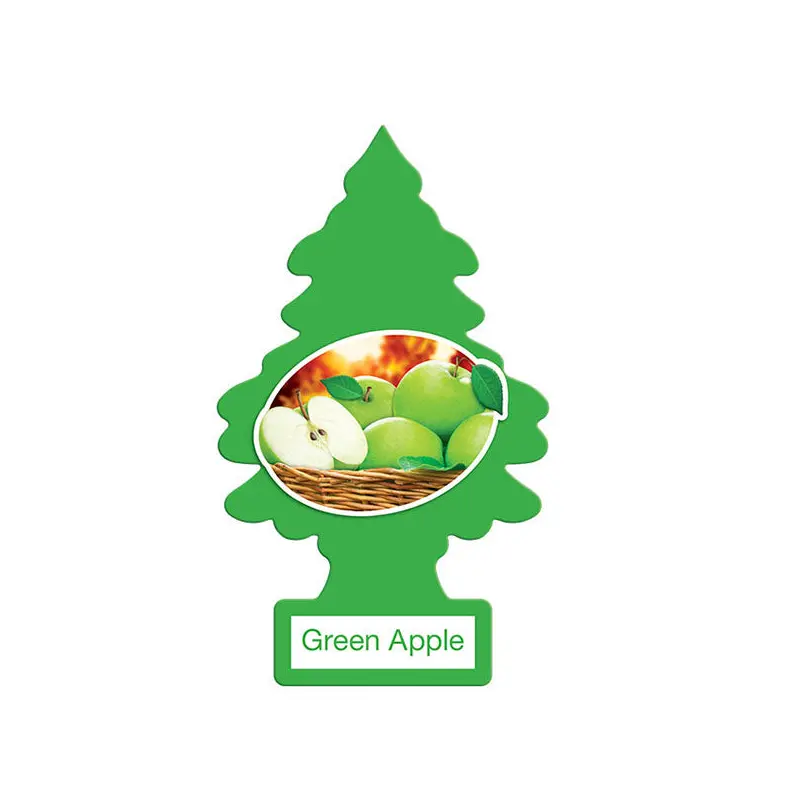 LITTLE TREE - LT CAR FRESHENER GREEN APPLE 24EA