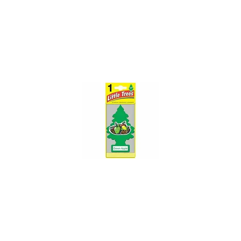 LITTLE TREE - LT CAR FRESHENER GREEN APPLE EA